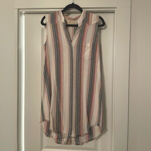Cloth & Stone Striped Button Down Dress